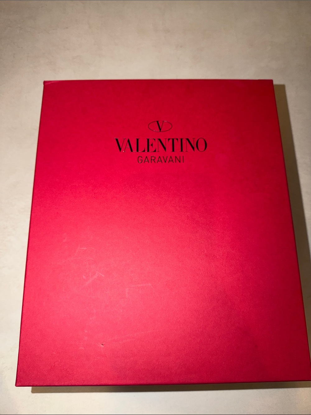 Empty 10 x 12 Red Valentino Garavani Shoe Box